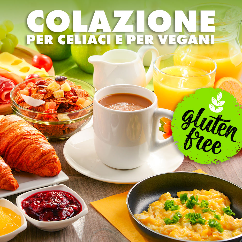 colazione per celiaci e per vegani
